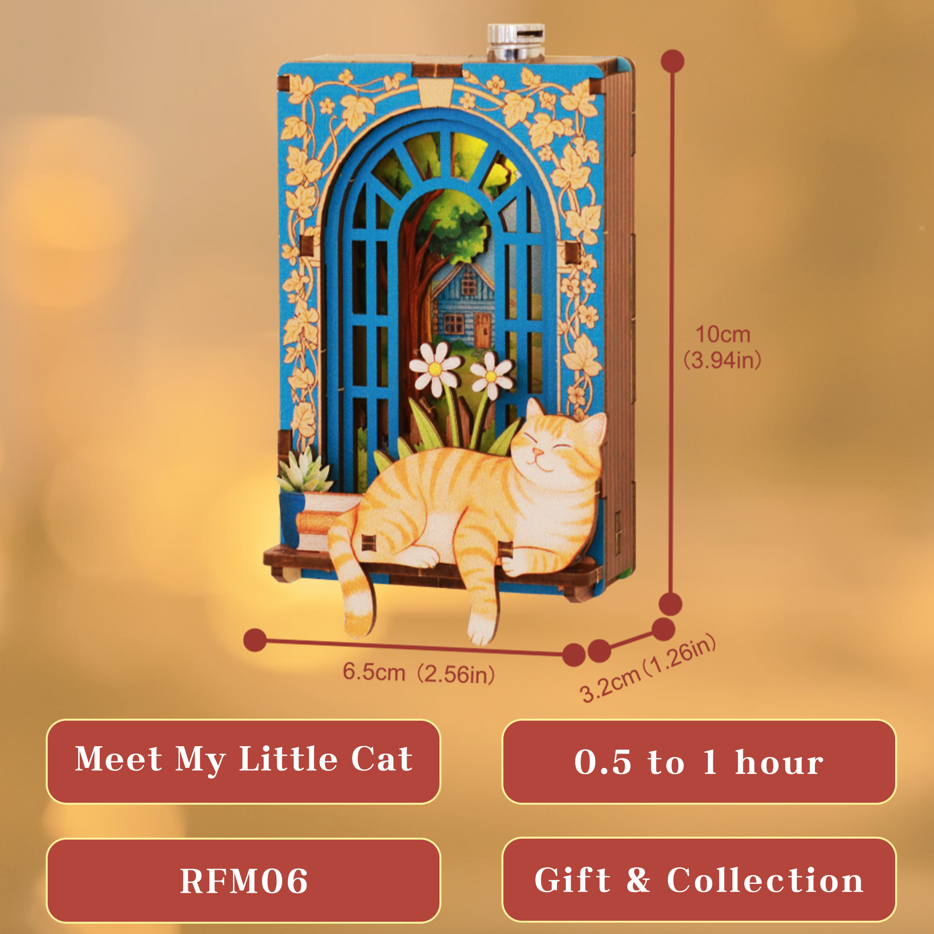 DIY Refrigerator Magnet - Meet My Little Cat - Image 3