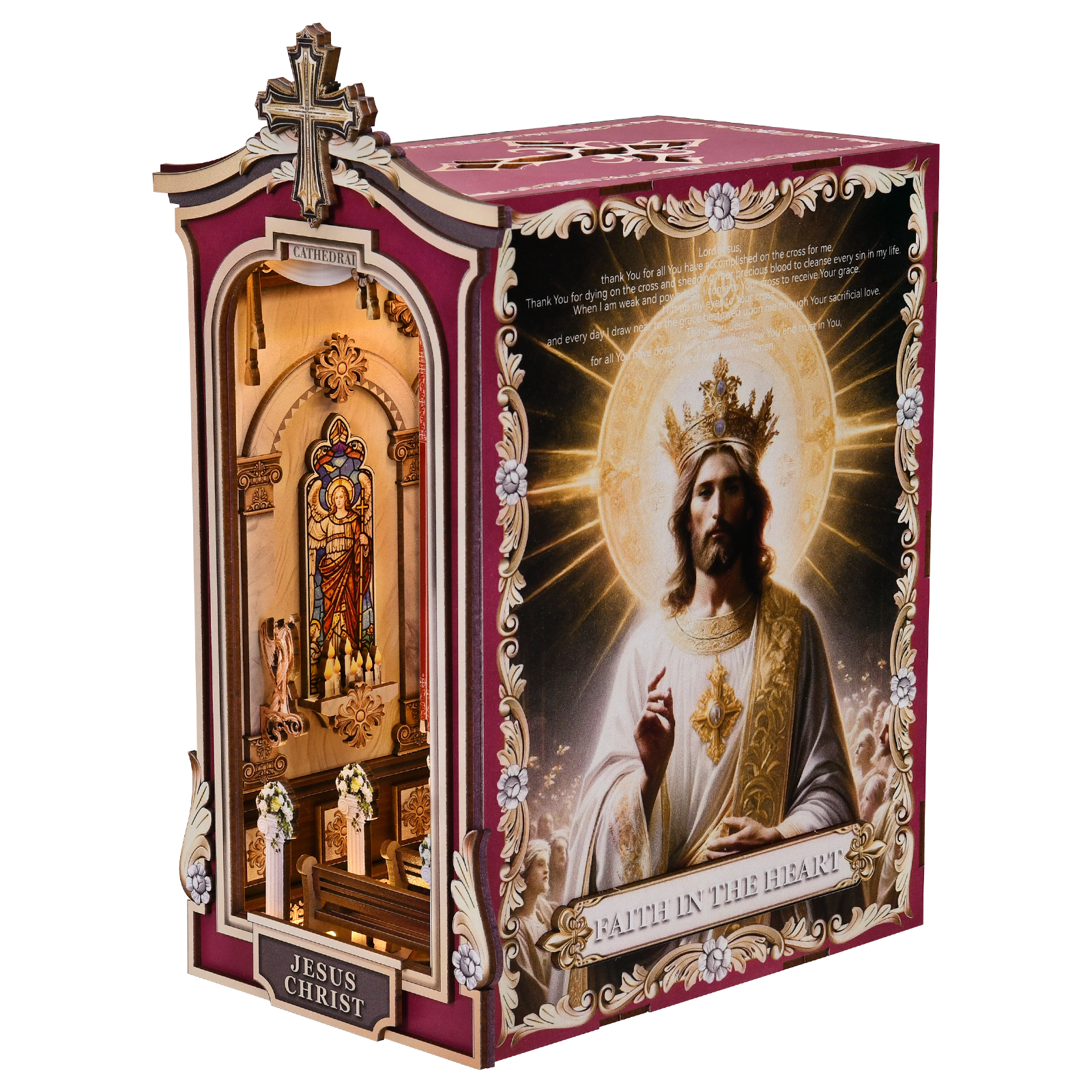ETKVR DIY Book Nook Kit - Jesus Cathedral - Image 2