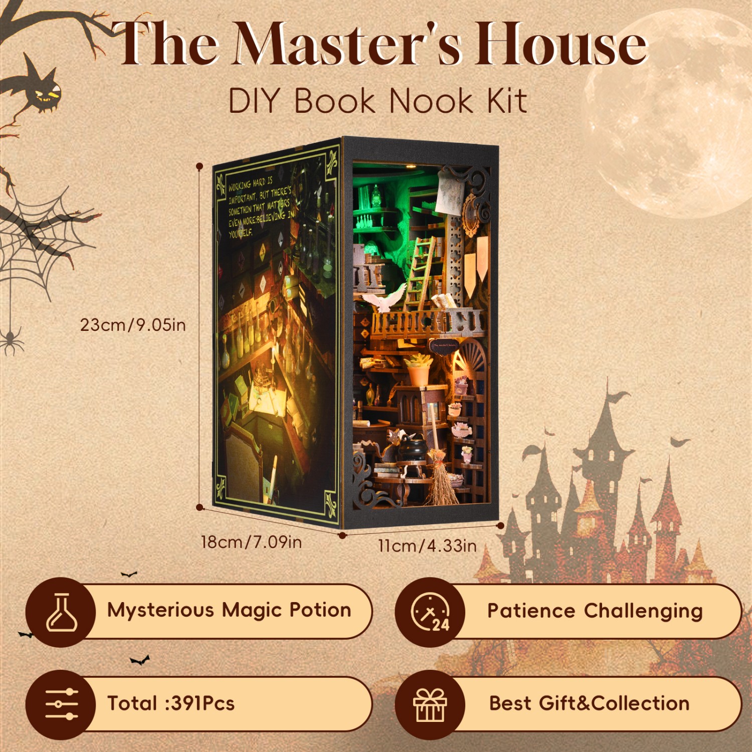 ETKVR DIY Book Nook Kit - The Master's House - Image 4