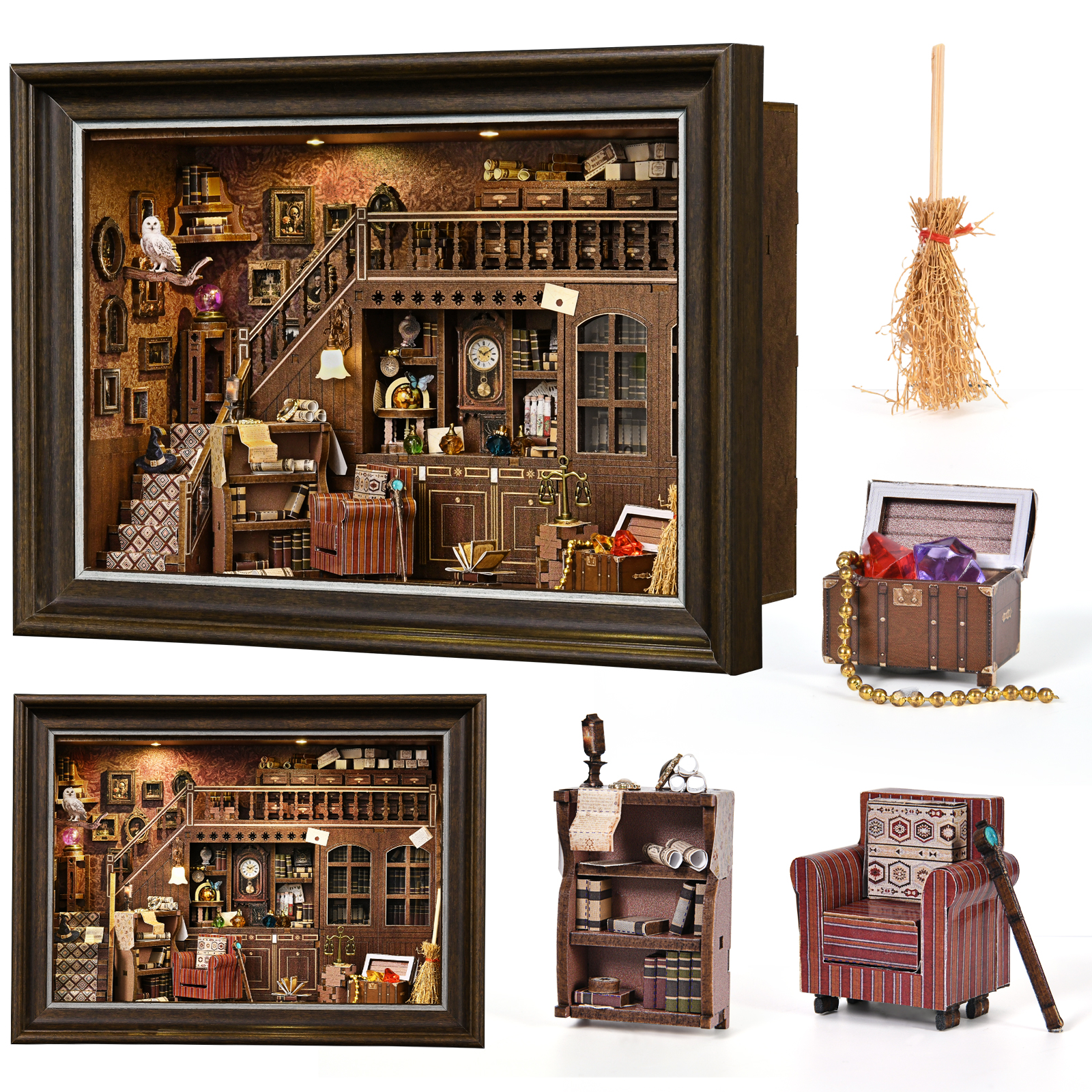 Frame Styled Book Nook Kit - Secret Attic - Image 4