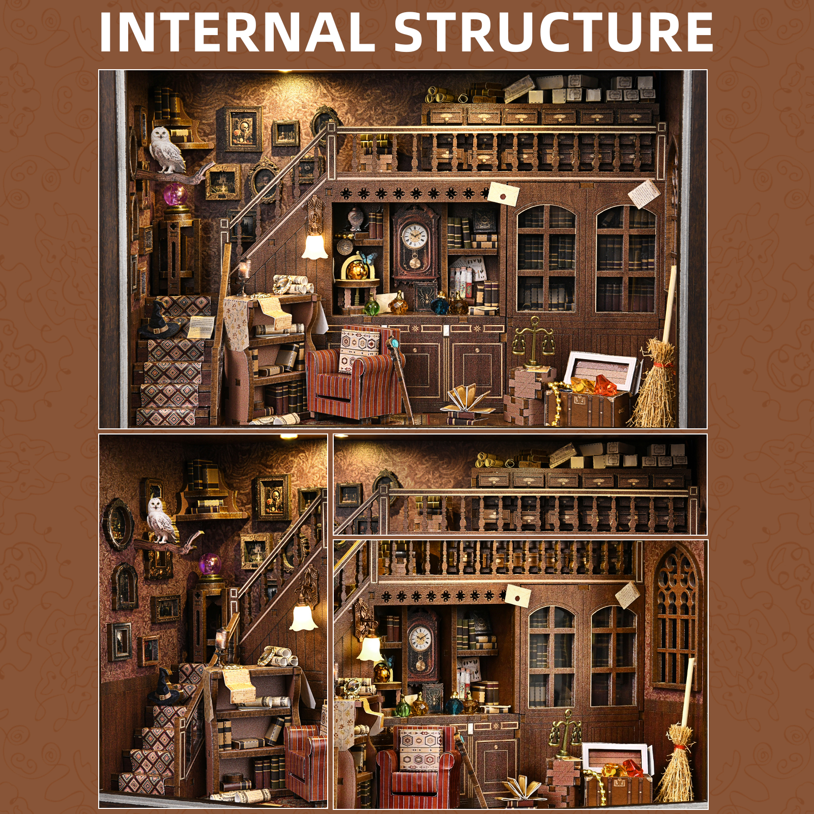 Frame Styled Book Nook Kit - Secret Attic - Image 3
