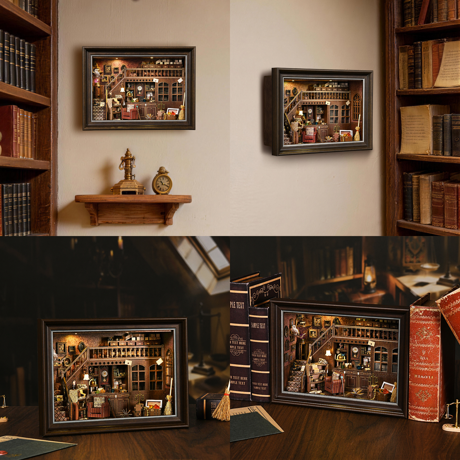 Frame Styled Book Nook Kit - Secret Attic - Image 5