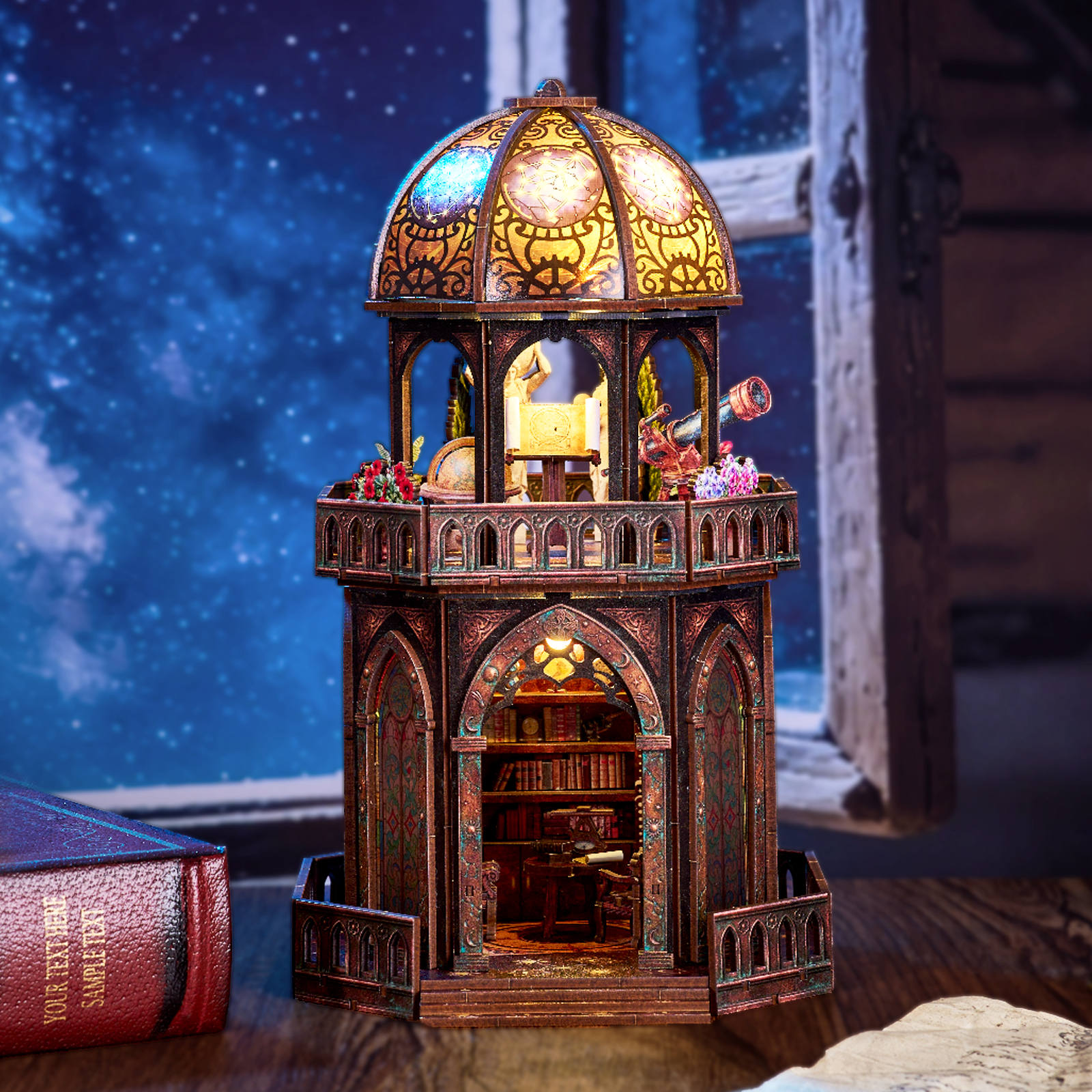 ETKVR DIY Miniature House Kit - Astronomical Observatory - Image 3