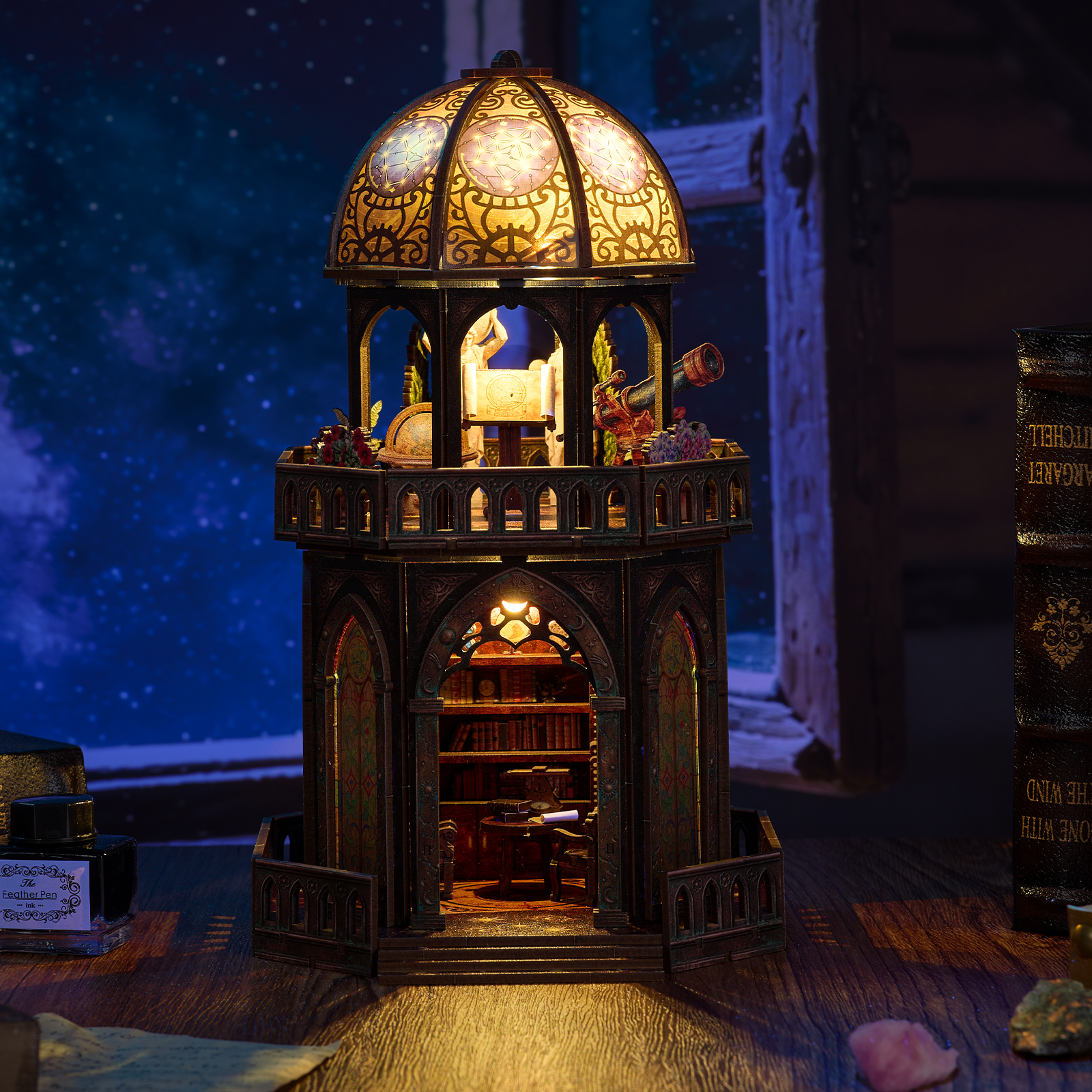 ETKVR DIY Miniature House Kit - Astronomical Observatory - Image 2