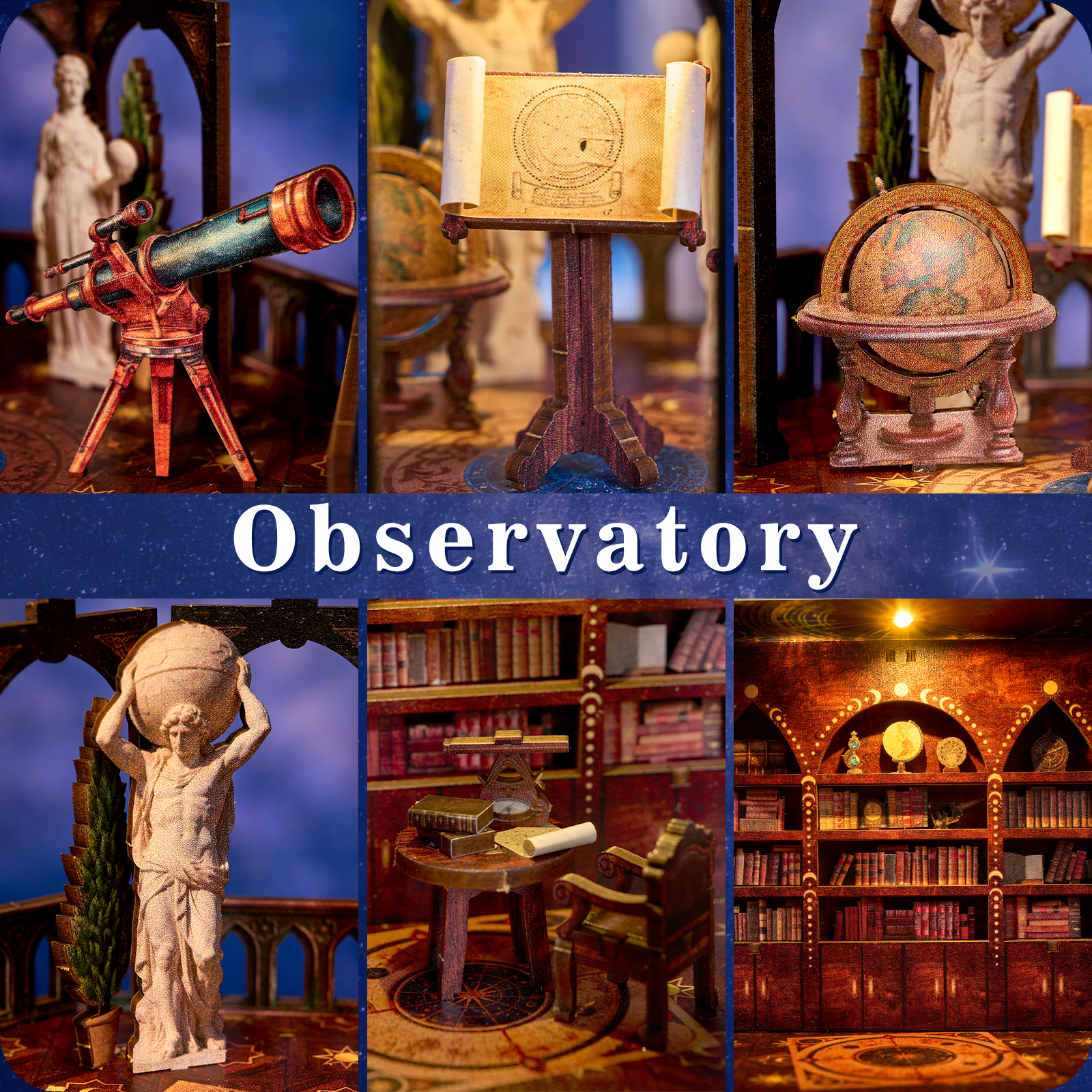 ETKVR DIY Miniature House Kit - Astronomical Observatory - Image 5
