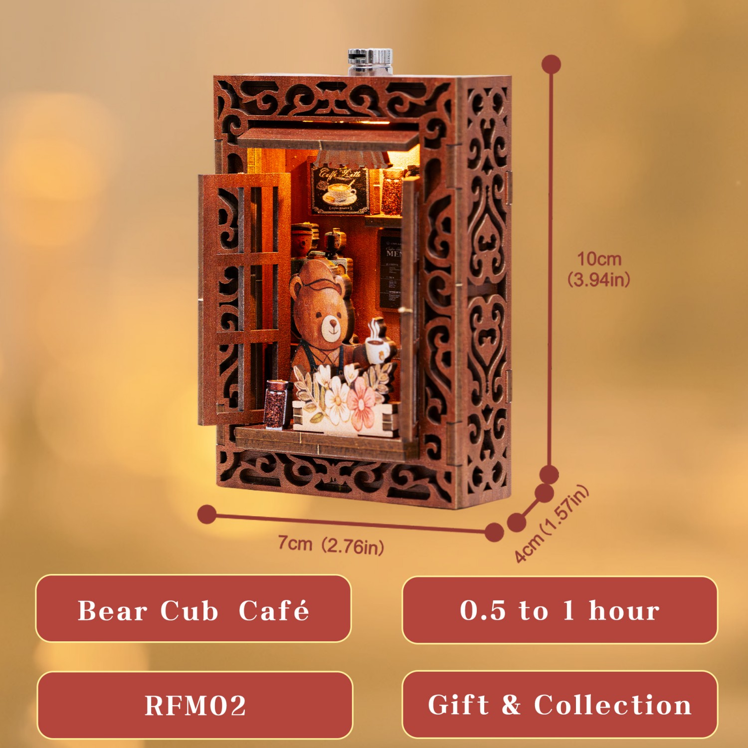 DIY Refrigerator Magnet-Bear Cup Cafe - Image 4