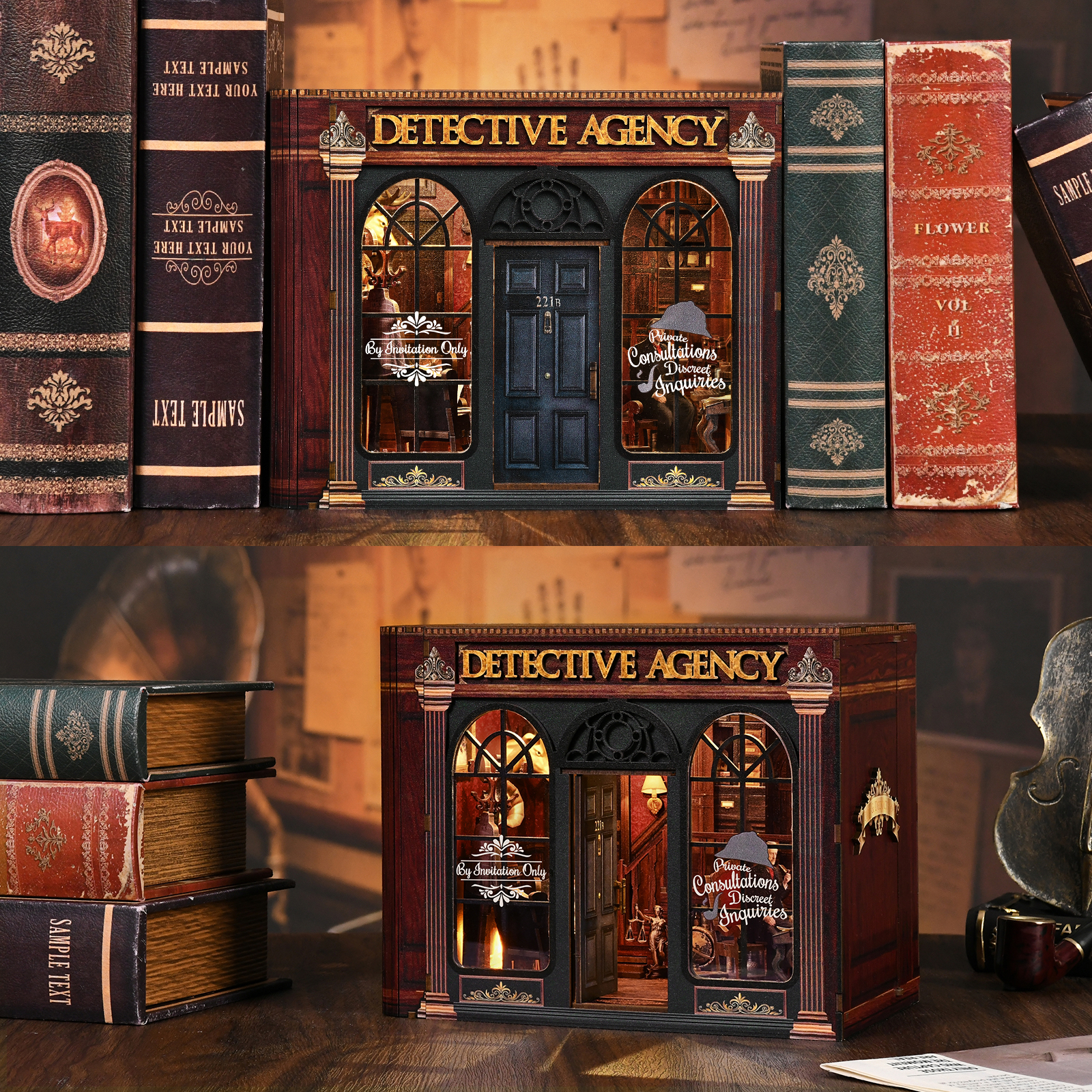ETKVR DIY Miniature House Kit - Detective Agency - Image 5