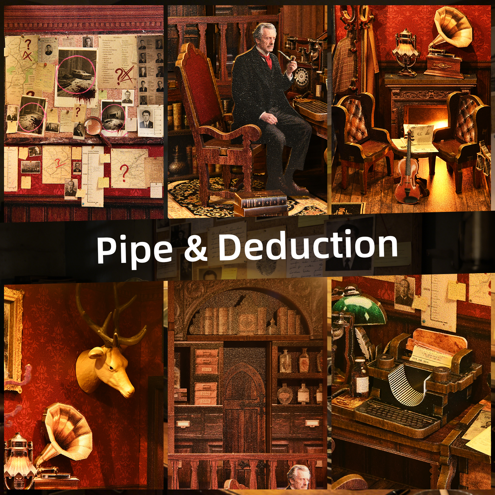 ETKVR DIY Miniature House Kit - Detective Agency - Image 3
