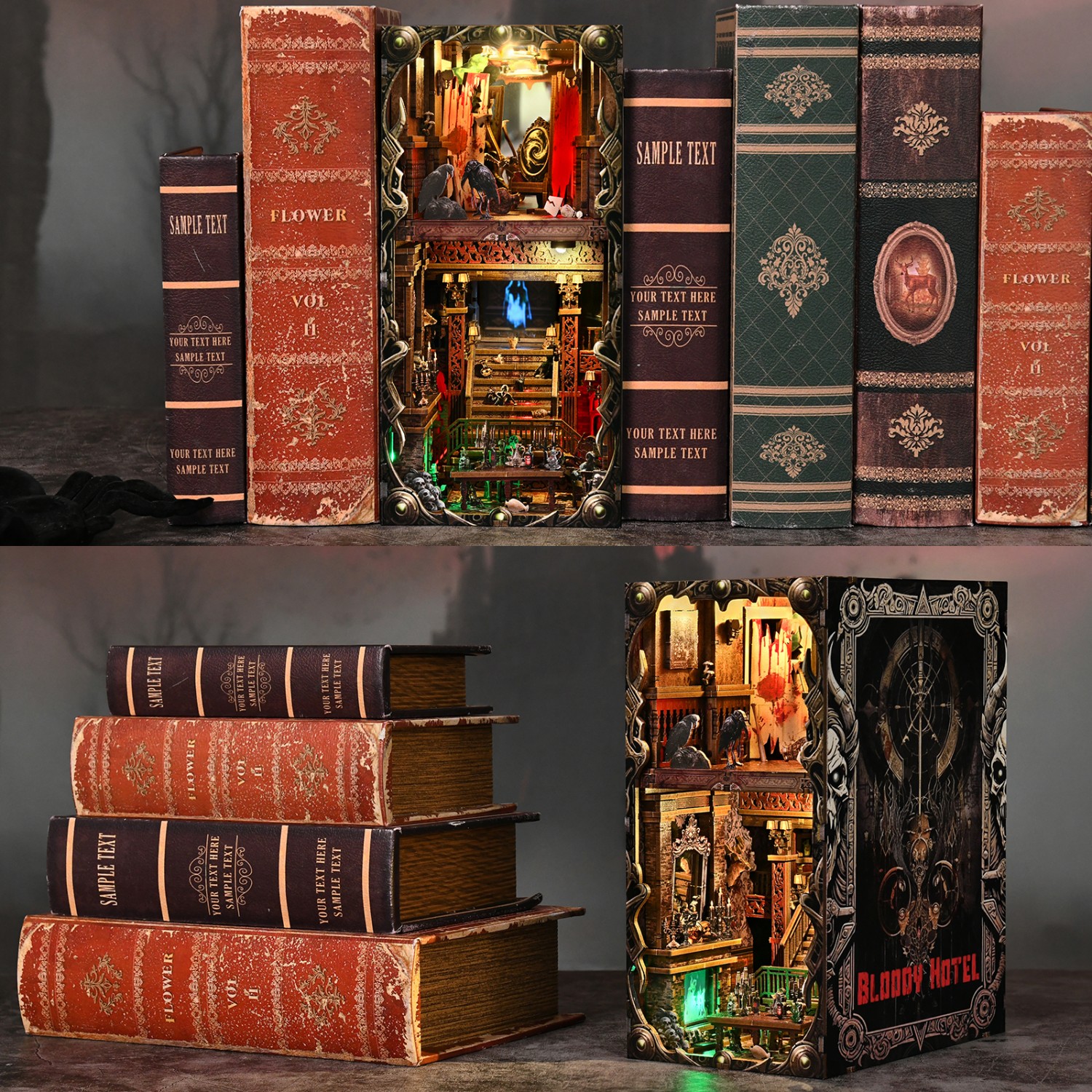 ETKVR DIY Book Nook Kit - Bloody Hotel - Image 5