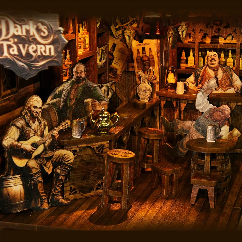 ETKVR DIY Book Nook Kit - Ancient Pub - Image 3
