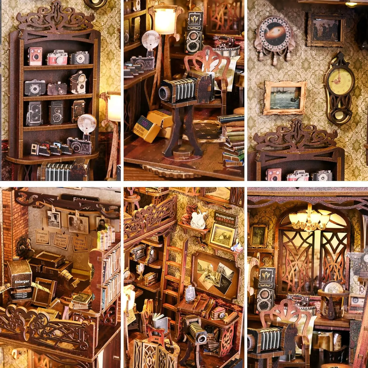 ETKVR DIY Book Nook Kit - Film Darkroom - Image 4