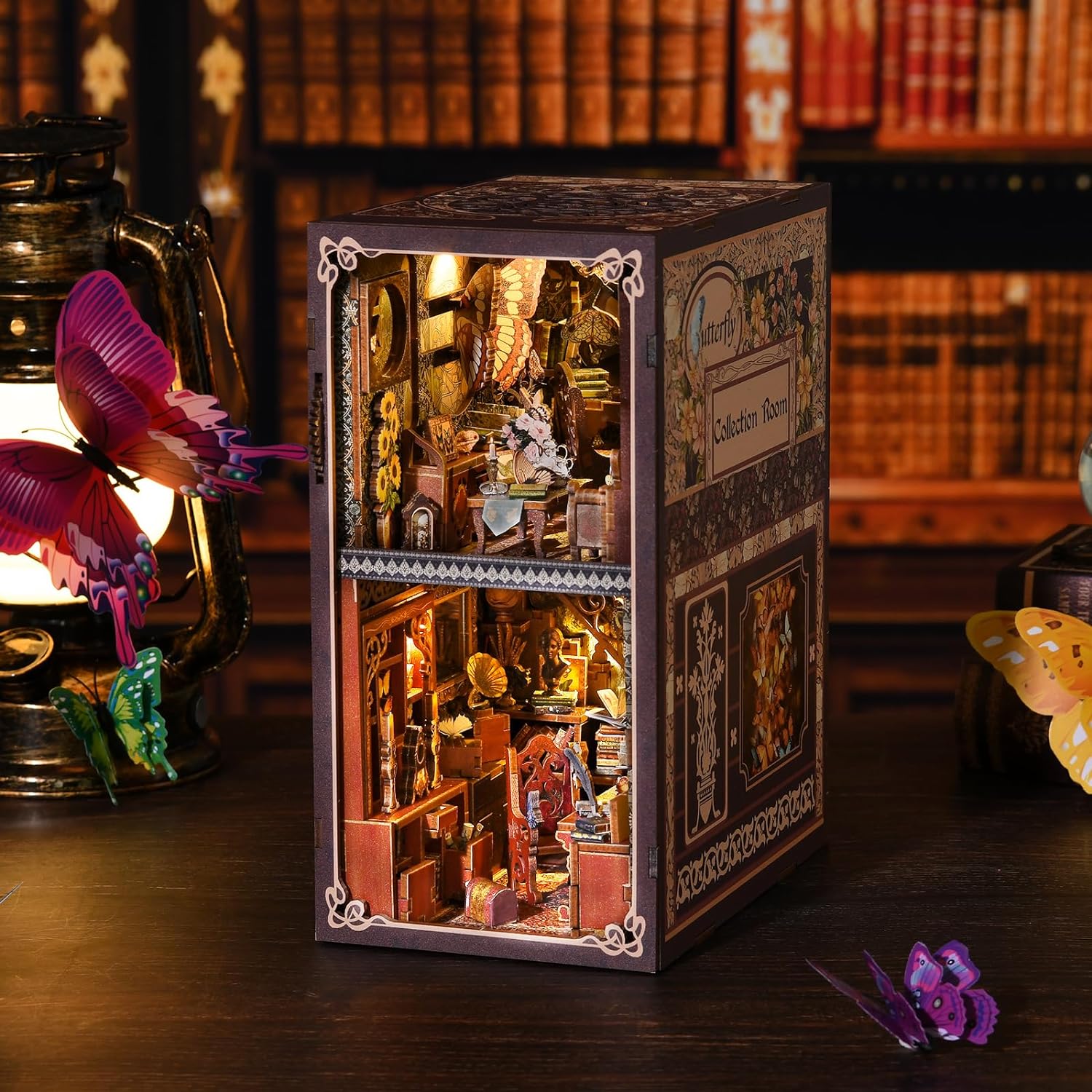 ETKVR DIY Book Nook Kit - Butterfly Collection Room - Image 5