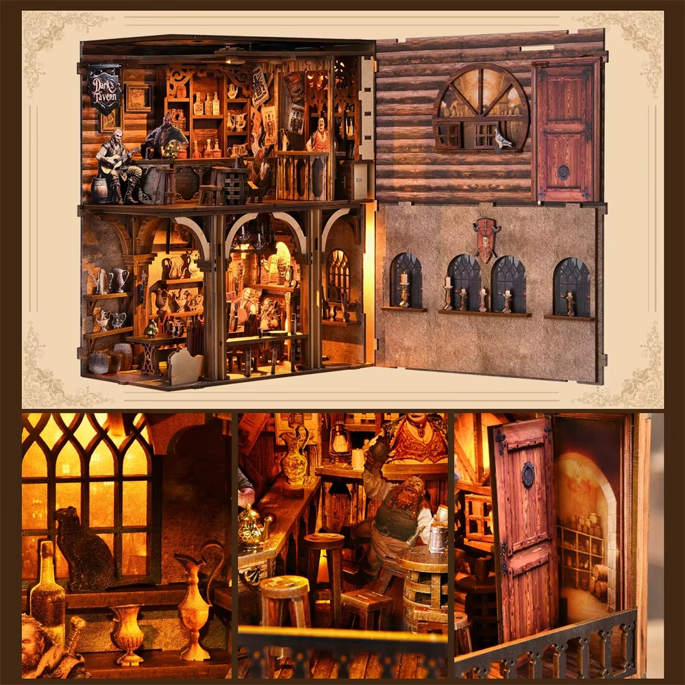 ETKVR DIY Book Nook Kit - Ancient Pub - Image 5